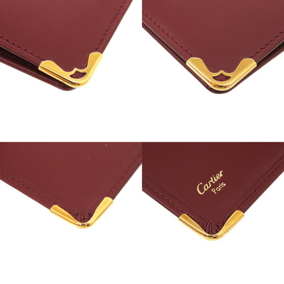 Like new Cartier Agenda Must Line Leather Bordeaux Red Planner Cover 0030CARTIER - Picture 6 of 9